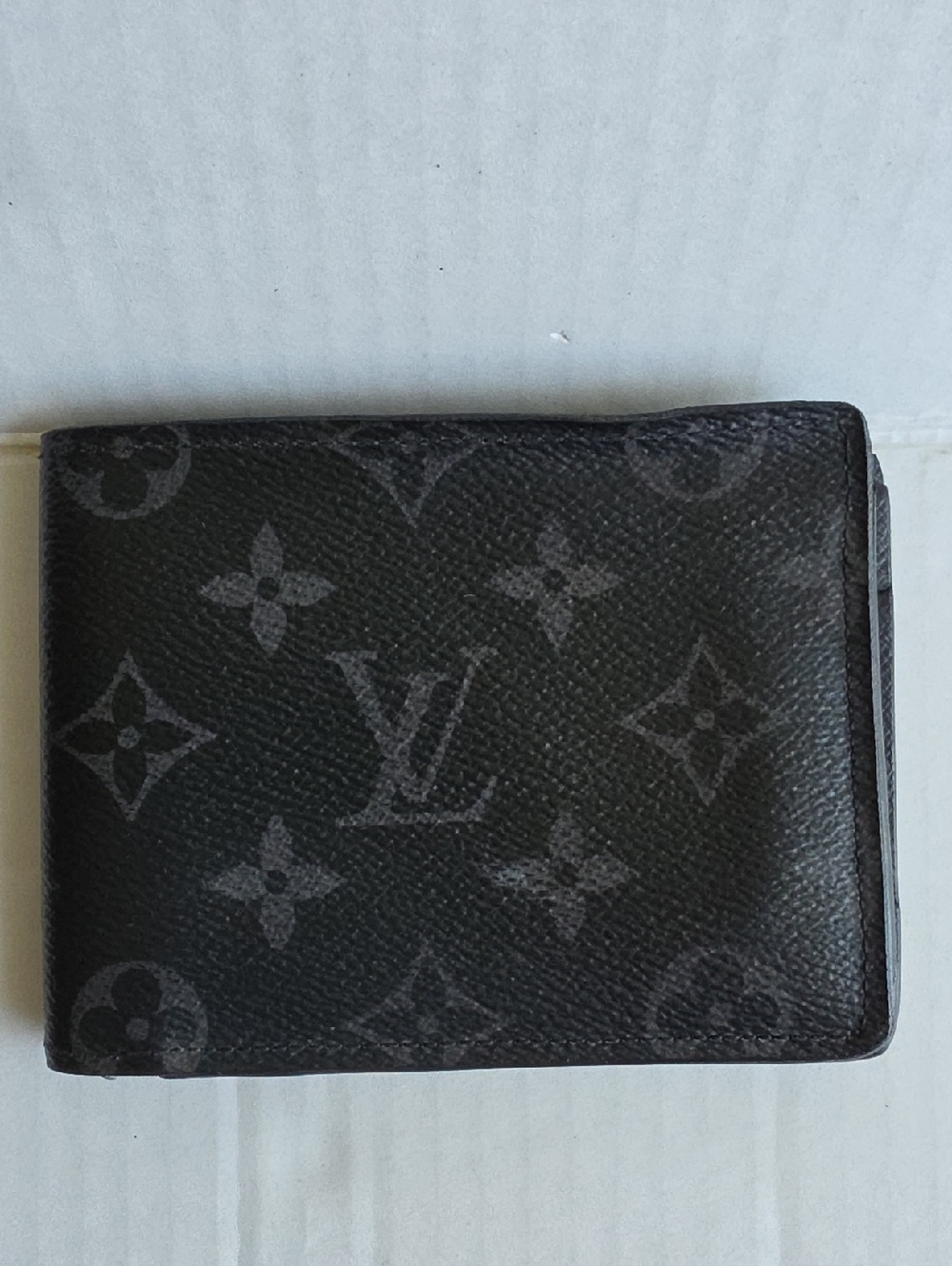 Louis Vuitton Black Monogram Eclipse Canvas Men's Wallet